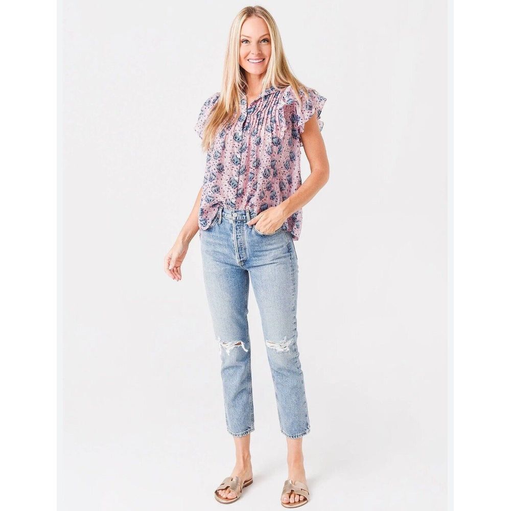 Agolde Riley High-Waist Ankle Straight-Leg Jeans Women'sPants Size 27 - Picture 3 of 6